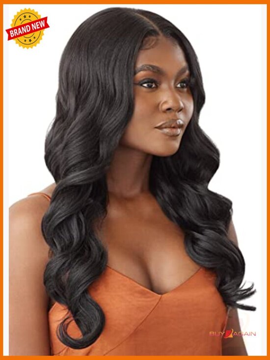 5x5 Lace Closure Wig - Human Hair Blend - Body Curl 24